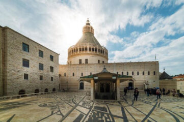 Basilica_of_Annunciation1 church / basilica of annunciation in nazareth israel