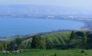 panorama of the sea of galilee