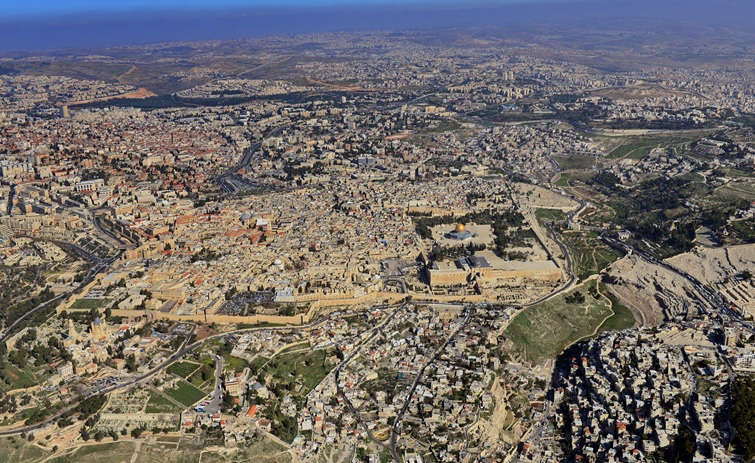JERUSALEM_THE_OLD_CITY_1 jerusalem aerial view