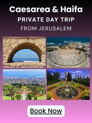 caesarea and haifa day trip from jerusalem