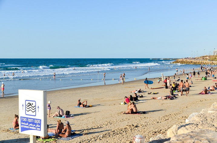 alma beach tel aviv israel
