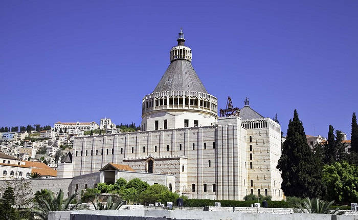 basilica of the annunciation in nazareth