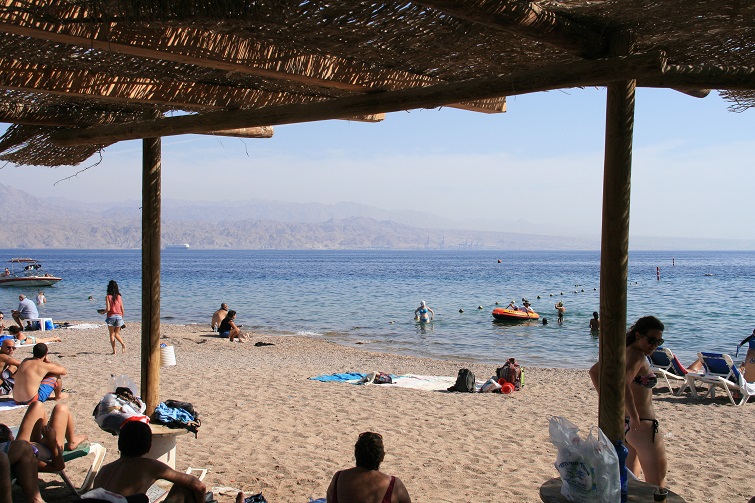 eilat village beach