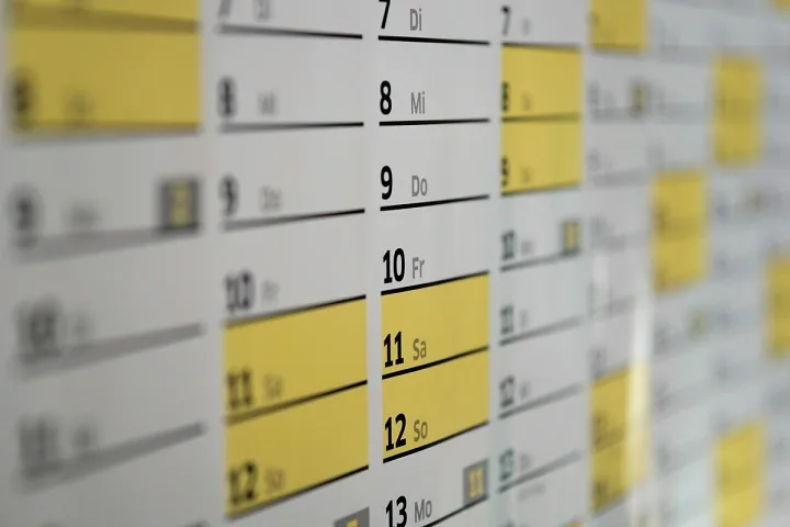 israel calendar