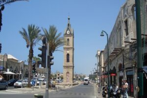 old jaffa clock tower