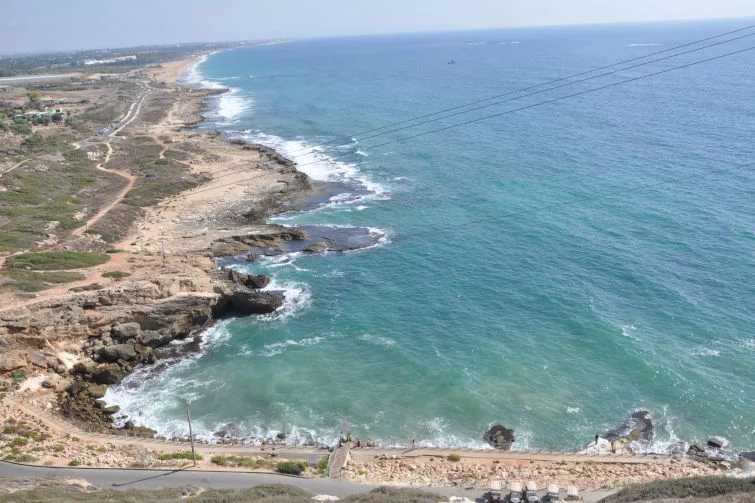 Mediterranean Sea from Rosh HaNikra