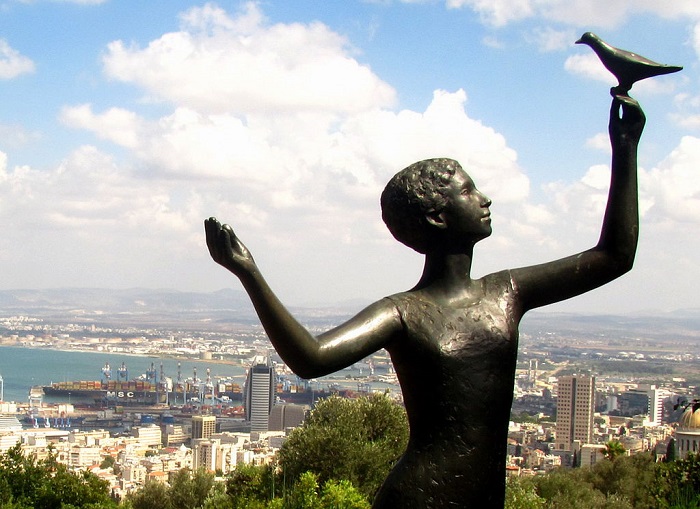 Sculpture Garden in Haifa Israel