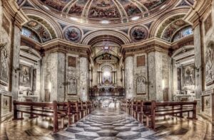 inside Stella Maris Monastery in haifa israel