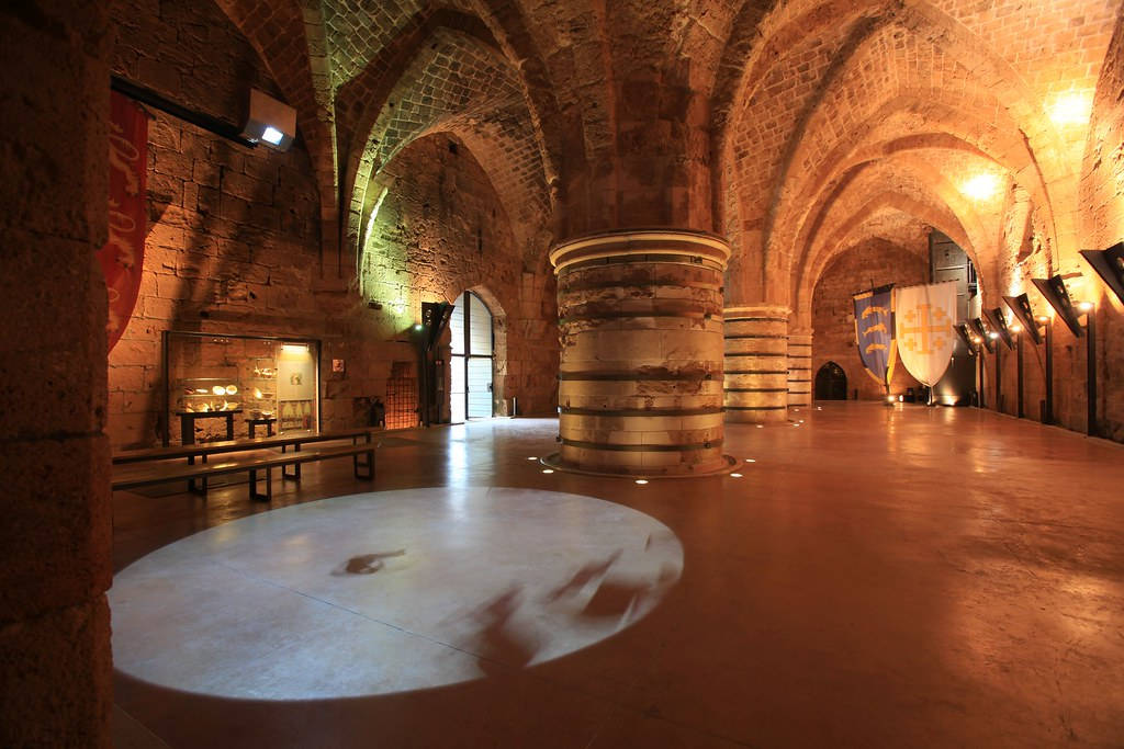 The Knights Halls in Akko israel