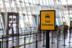 airport taxi sign