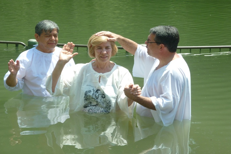 baptism in the jordan river
