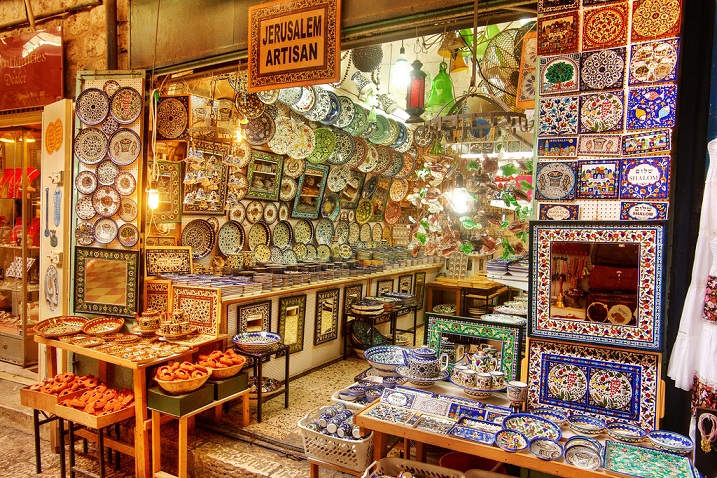 ceramics art market in jerusalem