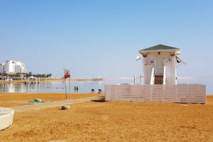 ein bokek public beach at the dead sea