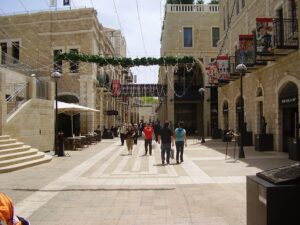 mamilla pedestrian mall in jerusalem