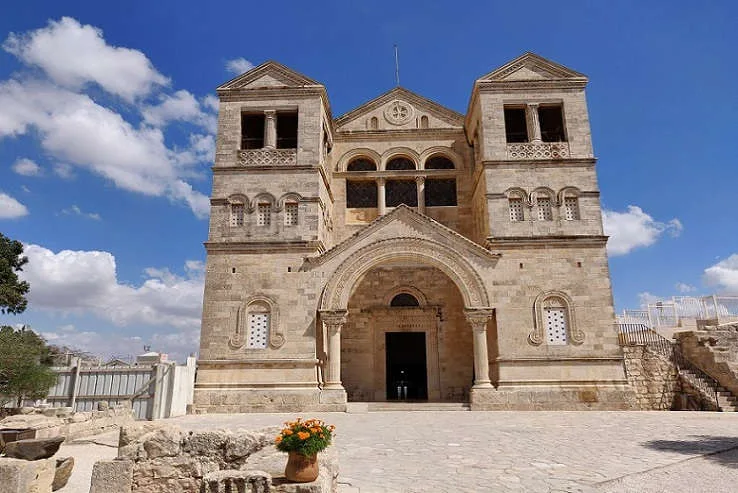 Church of Transfiguration on Mount Tabor in israel