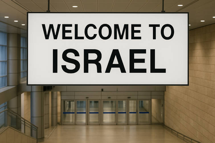 welcome to Israel ben gurion airport arrivals