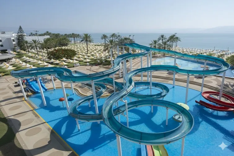 waterpark of hof guy hotel in tiberias