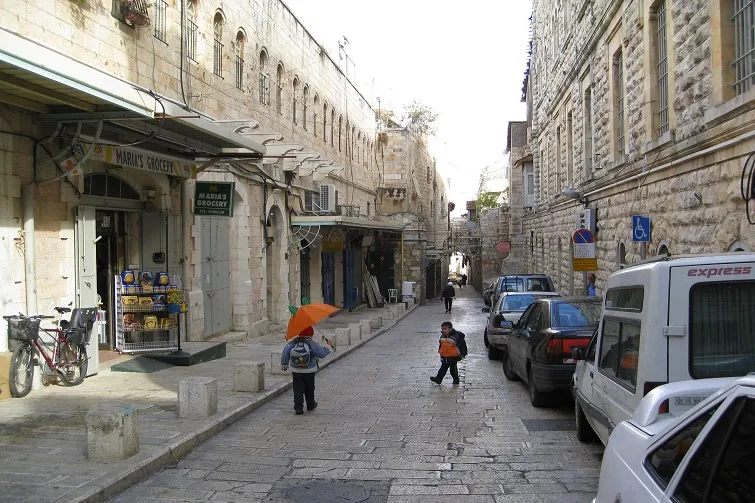 a street in the old city of jerusalem