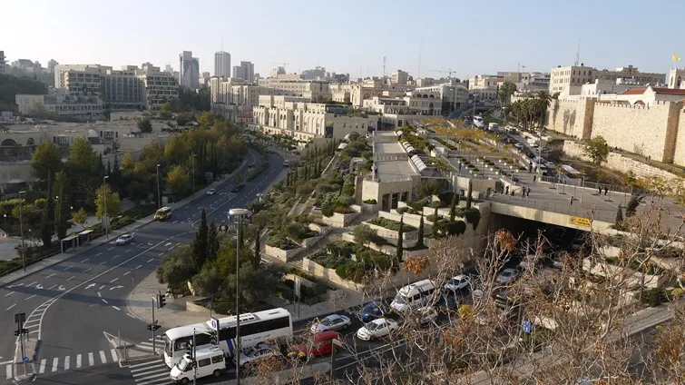mamilla in jerusalem view from the old city